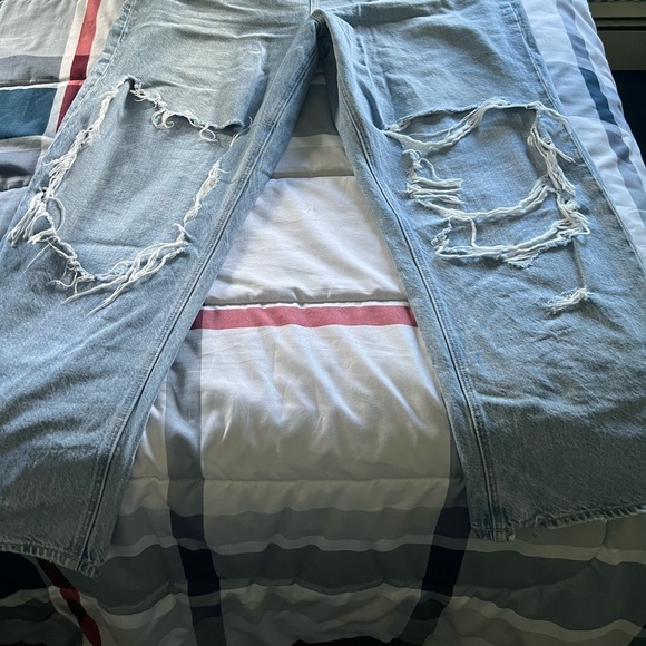 Ladies, American Eagle size 14 short slightly used jeans smoke-free home - Picture 1 of 8